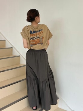 Ungrid STAFFさん（レディース・156cm）の夏コーディネート