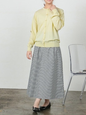 「Honeys（ハニーズ）のアイテム（バレエシューズ）」を使った、ハニーズさん（レディース・160cm）の冬コーディネート