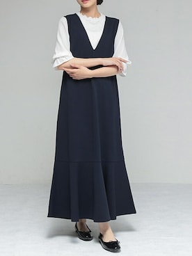 「Honeys（ハニーズ）のアイテム（ワンピース/ドレス）」を使った、ハニーズさん（レディース・161cm）の夏コーディネート