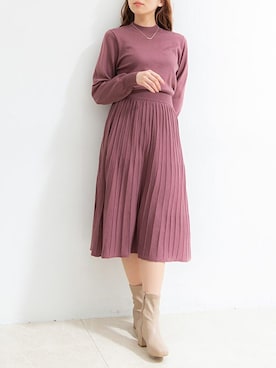「Honeys（ハニーズ）のアイテム（ワンピース/ドレス）」を使った、ハニーズさん（レディース・164cm）の秋コーディネート