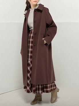 「Honeys（ハニーズ）のアイテム（ジャケット/アウター）」を使った、ハニーズさん（レディース・161cm）の冬コーディネート