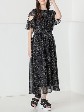 「Honeys（ハニーズ）のアイテム（ワンピース/ドレス）」を使った、ハニーズさん（レディース・160cm）の夏コーディネート