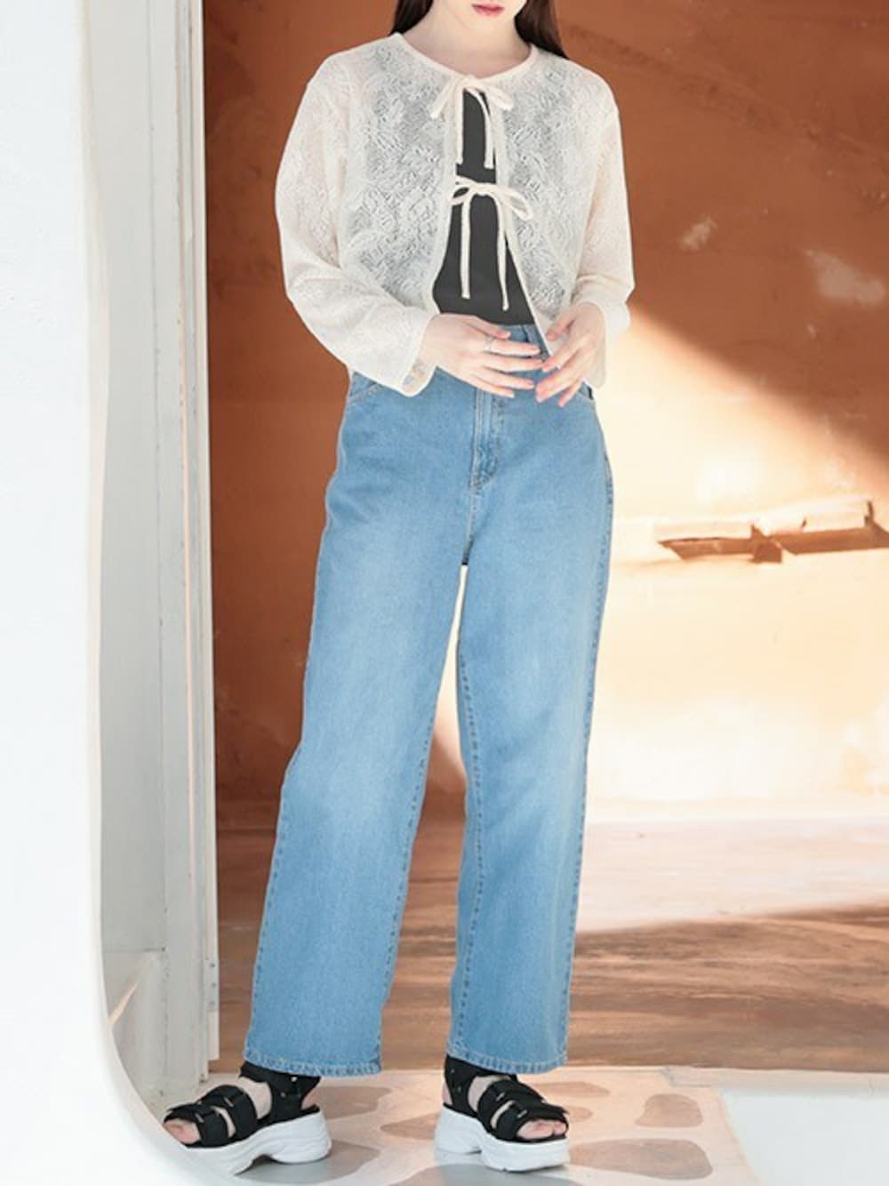 春華ブルーパンツコーデ レディース服まとめ売り イング フェミニン オフィカジ 春華ブルーパンツコーデ レディース服まとめ売り イング フェ