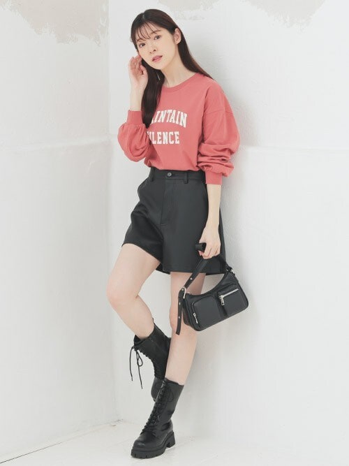 合皮ショートパンツ（その他パンツ）｜Honeys（ハニーズ）の