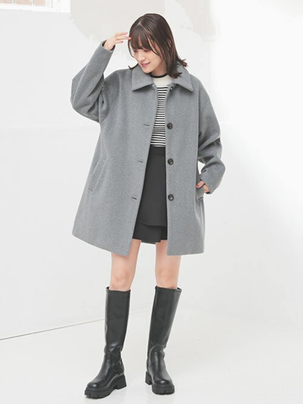 Honeys（ハニーズ）の「フレア袖ニット（ニット/セーター）」 - WEAR