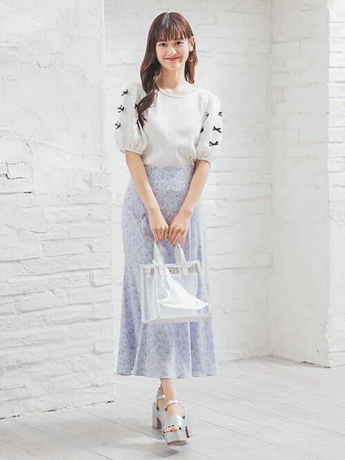 セール】後レースアップスカート（スカート）｜Honeys（ハニーズ