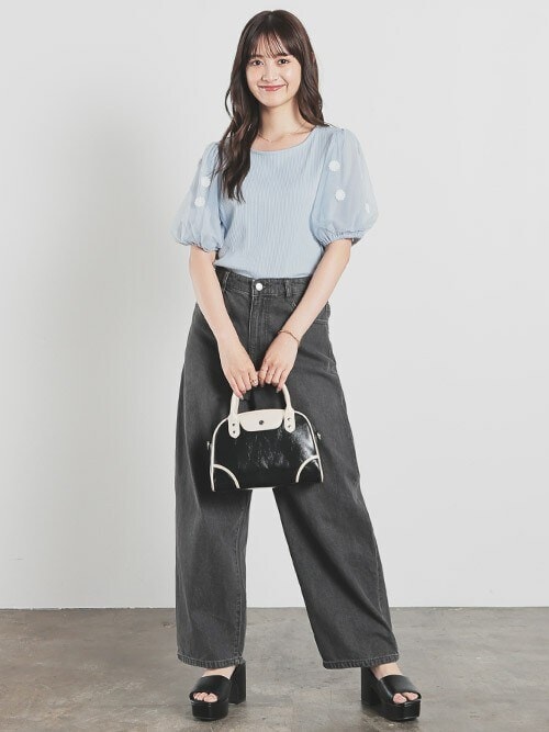 デニムカーブパンツ（デニムパンツ）｜Honeys（ハニーズ）の