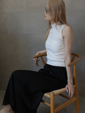 「SALTMINT（ソルトミント）のアイテム」を使った、RINさん（レディース・172cm）の夏コーディネート