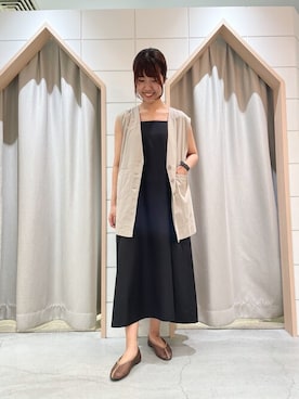 「POU DOU DOU（プードゥドゥ）のアイテム」を使った、ヤマシタさん（レディース・163cm）の夏コーディネート