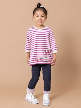 「KP（ケーピー）のアイテム」を使った、KPさん（キッズ・110cm）の秋コーディネート