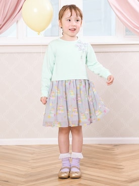 「KP（ケーピー）のアイテム」を使った、KPさん（キッズ・107cm）の冬コーディネート