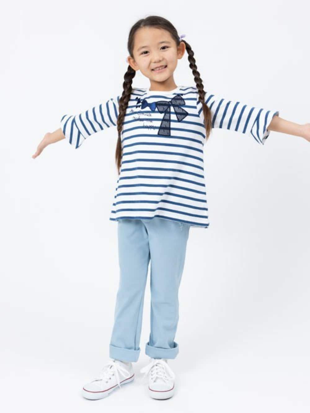 KP（ケーピー）の「ストレッチニットツイルカラーパンツ(100～130cm