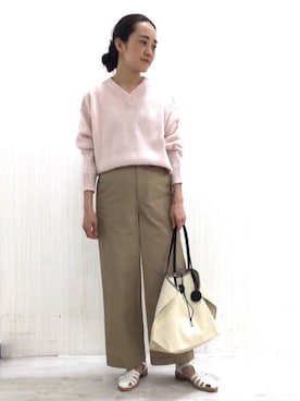 Yokoさん（レディース・158cm）の春コーディネート