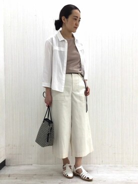 「marco masi（マルコマージ）のアイテム」を使った、Yokoさん（レディース・158cm）の春コーディネート