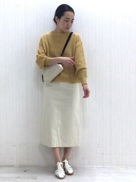 「Jack Gomme（ジャックゴム）のアイテム」を使った、Yokoさん（レディース・158cm）の春コーディネート