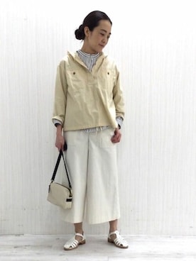 「Jack Gomme（ジャックゴム）のアイテム」を使った、Yokoさん（レディース・158cm）の春コーディネート