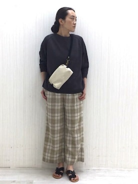 「Jack Gomme（ジャックゴム）のアイテム」を使った、Yokoさん（レディース・158cm）の春コーディネート