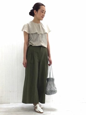 Yokoさん(レディース・158cm)の夏コーディネート