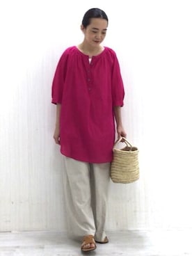 Yokoさん（レディース・158cm）の夏コーディネート