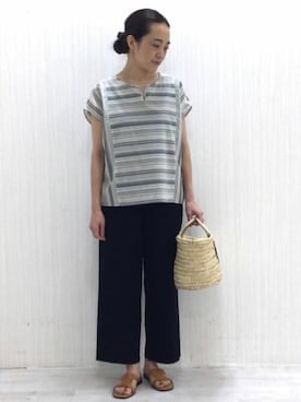 Yokoさん（レディース・158cm）の夏コーディネート