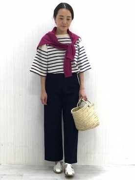 Yokoさん（レディース・158cm）の夏コーディネート