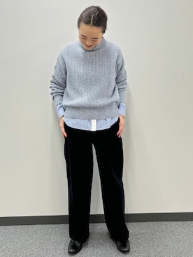 「chausser（ショセ）のアイテム」を使った、Yokoさん（レディース・158cm）の冬コーディネート