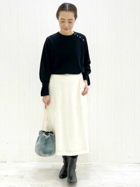 Yokoさん(レディース・158cm)の冬コーディネート
