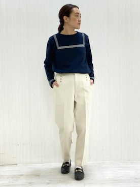 「NATIC（ナティック）のアイテム」を使った、Yokoさん（レディース・158cm）の冬コーディネート