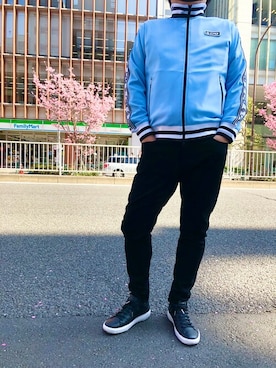 「新作」｜「アイテム（ブルゾン）」を使った、CPGGOLF officialさん（メンズ・177cm）の春コーディネート