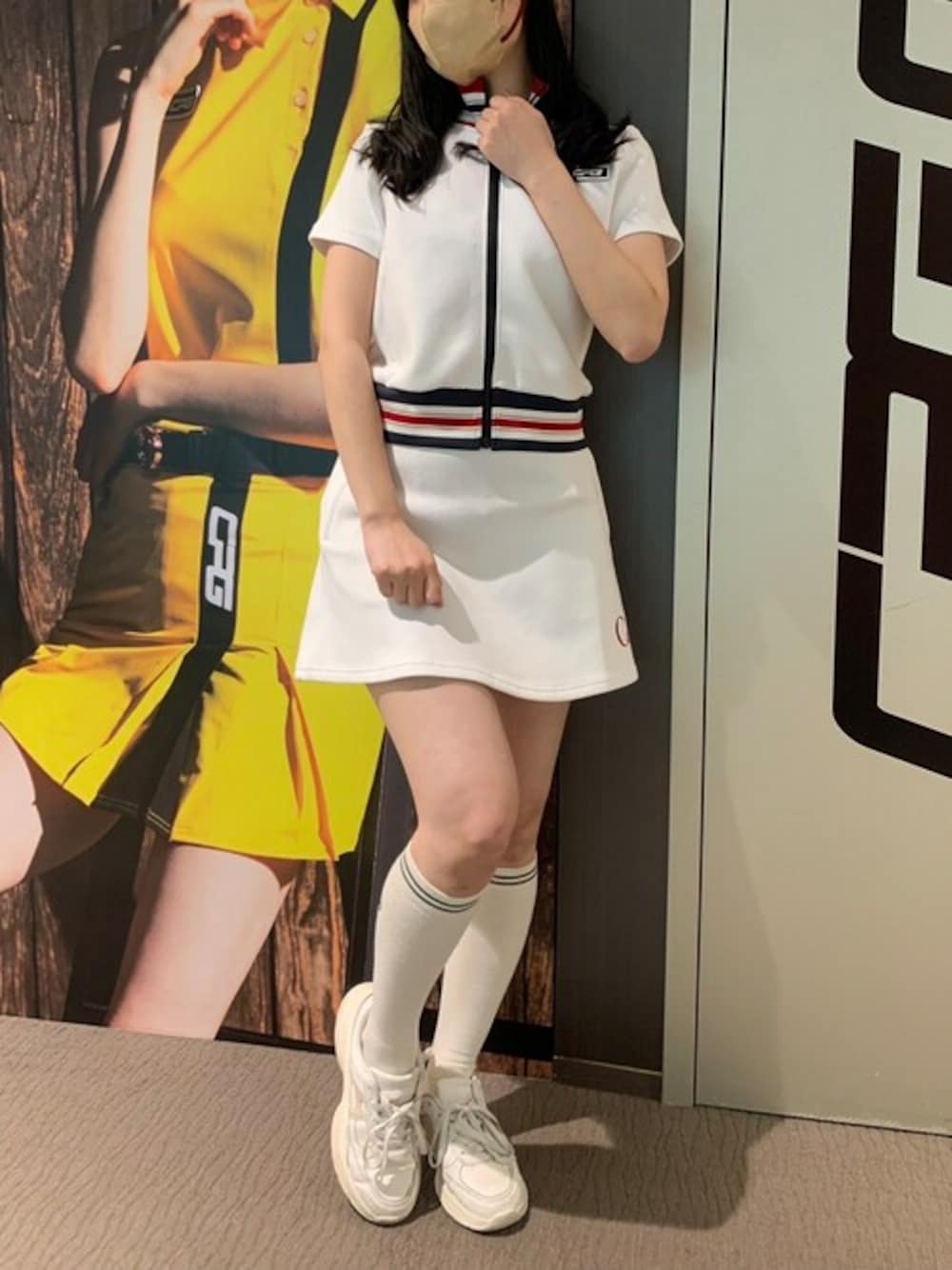 CPG GOLF（シーピージーゴルフ）の「double line high socks（ダブル