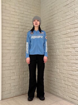 「HYSTERIC GLAMOUR（ヒステリックグラマー）のアイテム（その他アウター）」を使った、ゆうかさん（レディース・164cm）の春コーディネート
