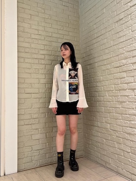 HYSTERIC GLAMOUR（ヒステリックグラマー）の「プリーツ加工デニム 
