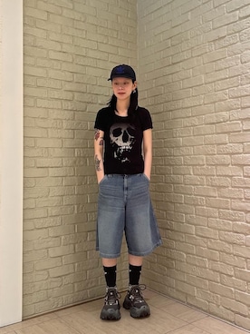 「ロック」｜ゆうかさん（レディース・164cm）の春コーディネート