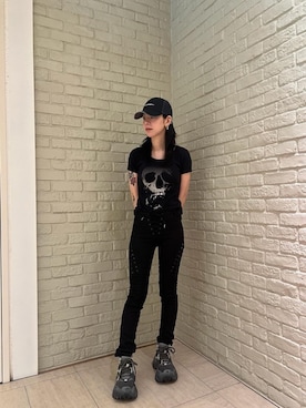 「ロック」｜ゆうかさん（レディース・164cm）の春コーディネート