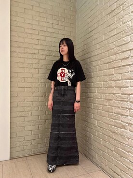 「ロック」｜ゆうかさん（レディース・164cm）の夏コーディネート