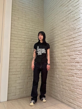 「シャツ 」｜ゆうかさん（レディース・164cm）の夏コーディネート