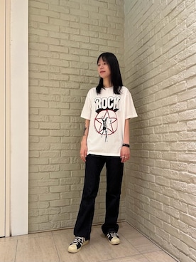 「HYSTERIC GLAMOUR」｜ゆうかさん（レディース・164cm）の夏コーディネート