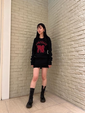 「HYSTERIC GLAMOUR（ヒステリックグラマー）のアイテム」を使った、ゆうかさん（レディース・164cm）の秋コーディネート