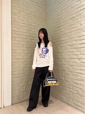 「HYSTERIC GLAMOUR（ヒステリックグラマー）のアイテム」を使った、ゆうかさん（レディース・164cm）の秋コーディネート