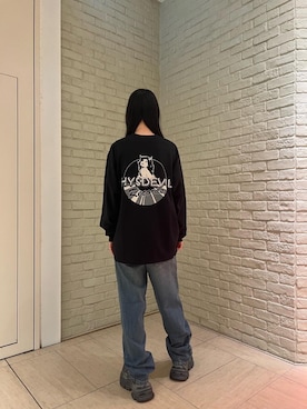 「HYSTERIC GLAMOUR（ヒステリックグラマー）のアイテム」を使った、ゆうかさん（レディース・164cm）の秋コーディネート