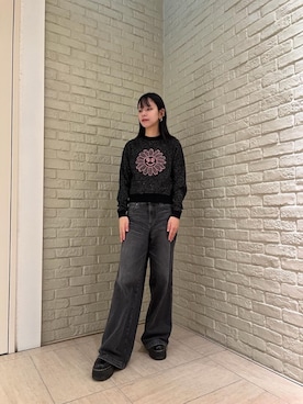 「HYSTERIC GLAMOUR（ヒステリックグラマー）のアイテム」を使った、ゆうかさん（レディース・164cm）の秋コーディネート