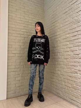 「ロック」｜ゆうかさん（レディース・164cm）の秋コーディネート