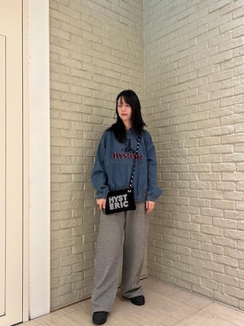 「HYSTERIC GLAMOUR（ヒステリックグラマー）のアイテム」を使った、ゆうかさん（レディース・164cm）の秋コーディネート