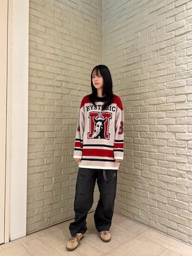 「HYSTERIC GLAMOUR（ヒステリックグラマー）のアイテム」を使った、ゆうかさん（レディース・164cm）の秋コーディネート