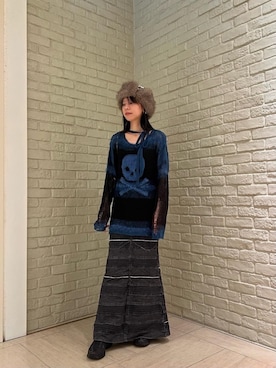 「HYSTERIC GLAMOUR（ヒステリックグラマー）のアイテム」を使った、ゆうかさん（レディース・164cm）の秋コーディネート