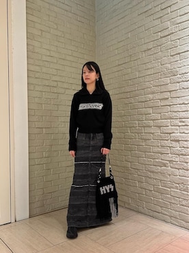 「HYSTERIC GLAMOUR（ヒステリックグラマー）のアイテム」を使った、ゆうかさん（レディース・164cm）の秋コーディネート