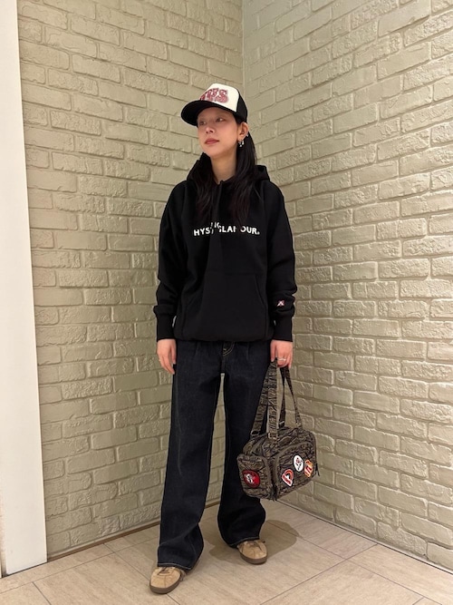 HYSTERIC ボストンバッグ ブラック HYSTERIC GLAMOUR - LOOKING AT YOU 2WAYボストンバッグ / ブラック