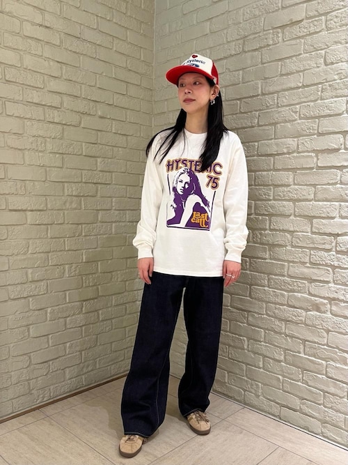 HYSTERIC GLAMOUR MEN LAST CALL 75 長袖Tシャツ LAST CALL 75 Tシャツ