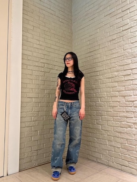 ゆうかさん（レディース・164cm）の春コーディネート