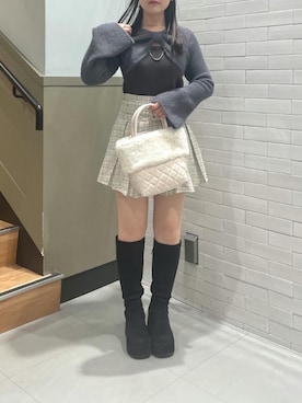 「アイテム（タンクトップ）」を使った、まろさん（レディース・153cm）の秋コーディネート